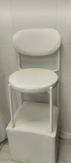 Стул Монако белый Альпийский снег 
